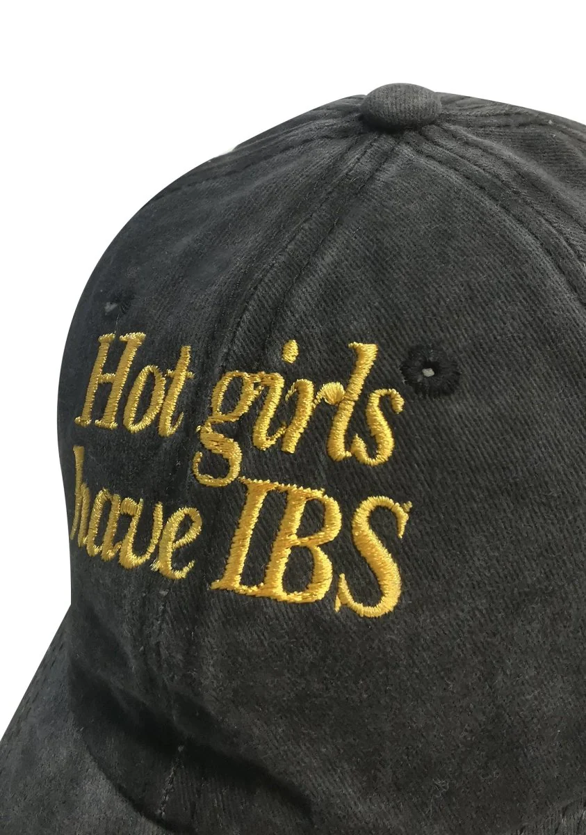 Hot Girls Have IBS Embroidered Baseball Cap - Image 5