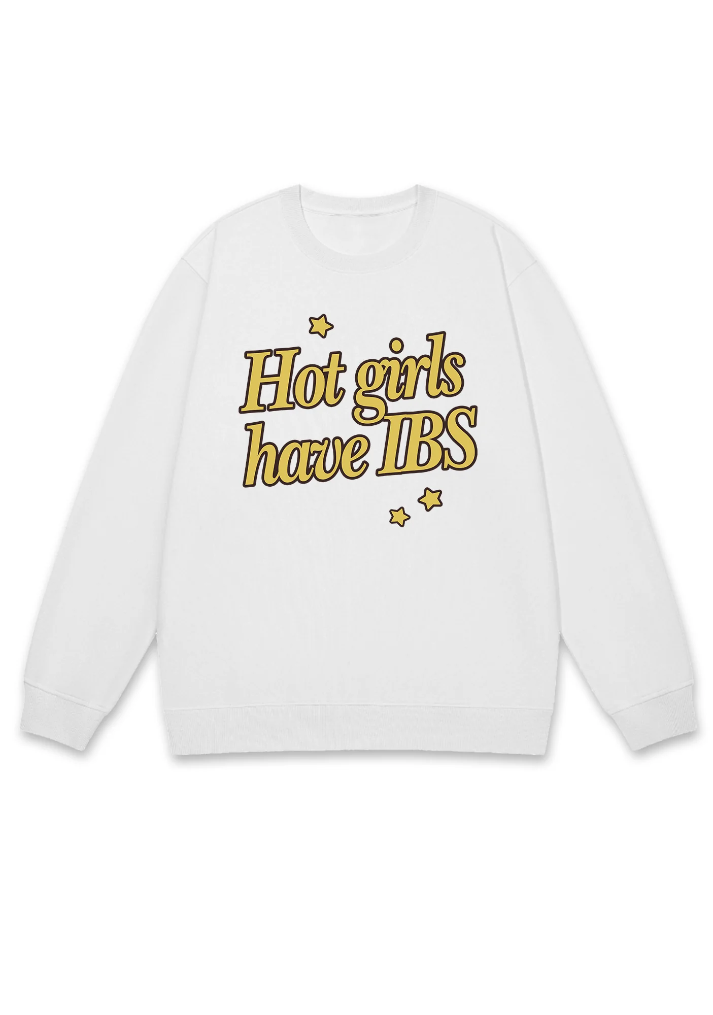 Hot Girls Have IBS Y2K Sweatshirt - Image 3