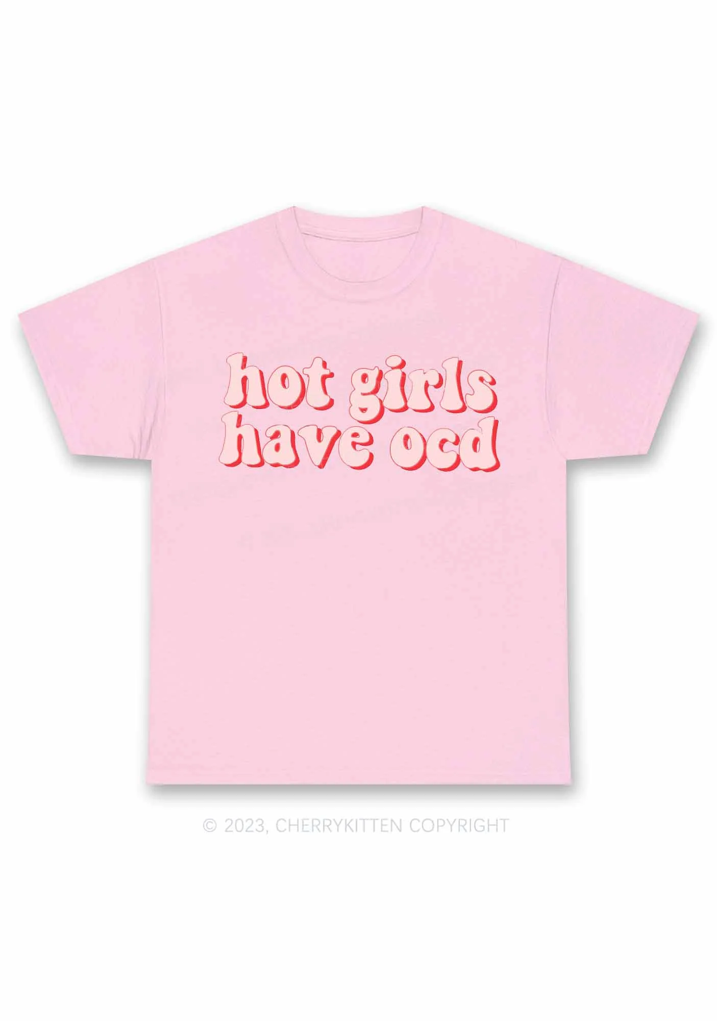 Hot Girls Have OCD Y2K Chunky Shirt Cherrykitten - Image 6