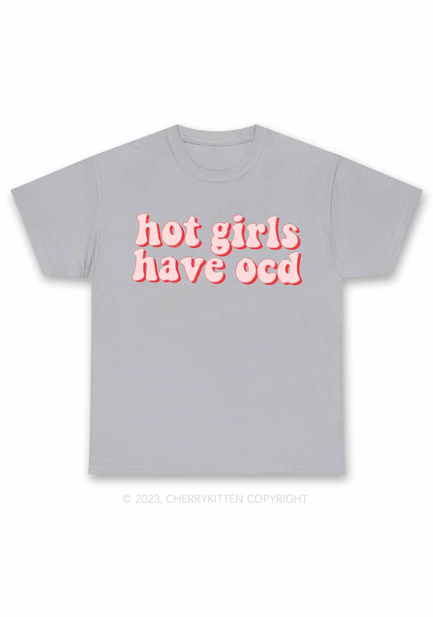 Hot Girls Have OCD Y2K Chunky Shirt Cherrykitten - Image 7