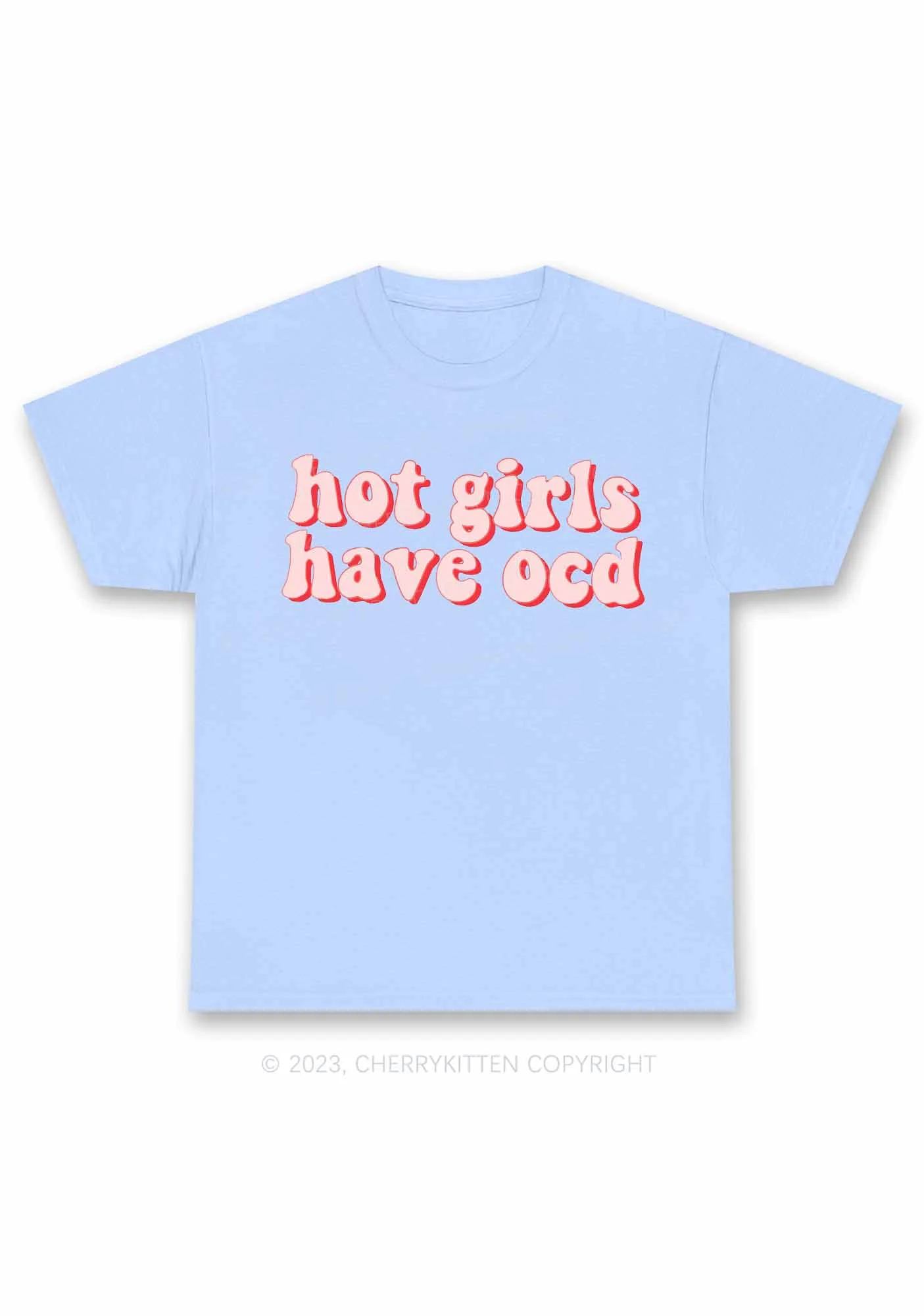 Hot Girls Have OCD Y2K Chunky Shirt Cherrykitten - Image 8