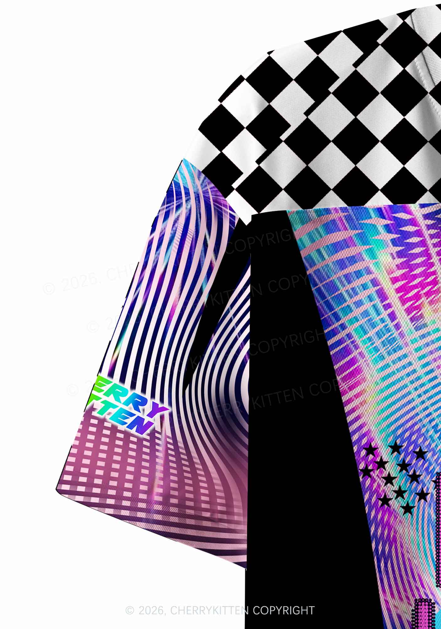 Hot Girls Love Drum And Bass Y2K Crop Sport Jersey Shirts Cherrykitten - Image 8
