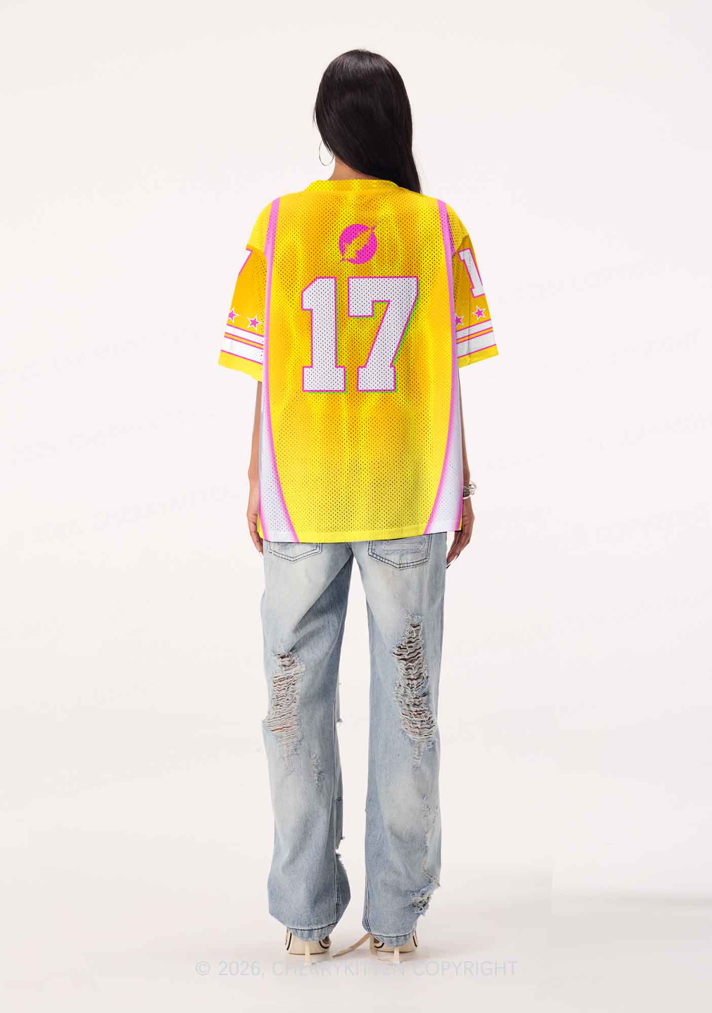 Hot Girls Love Dubstep Y2K Sport Jersey Shirts Cherrykitten - Image 3