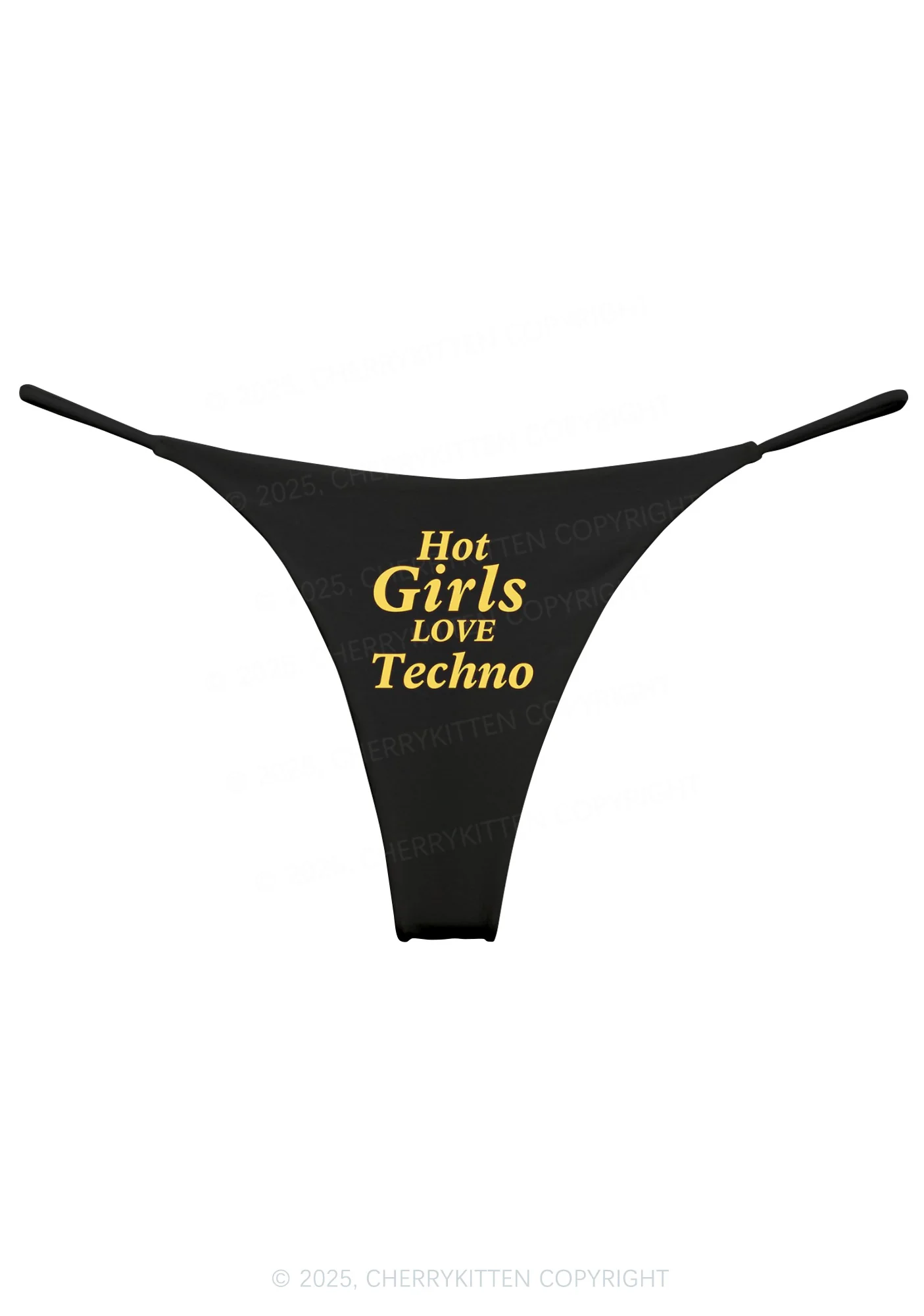 Hot Girls Love Techno Y2K Bikini String Thong Cherrykitten - Image 3