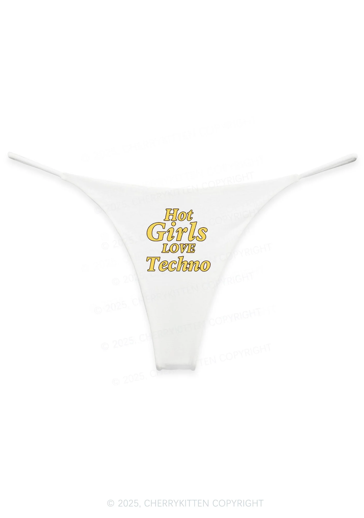 Hot Girls Love Techno Y2K Bikini String Thong Cherrykitten - Image 6