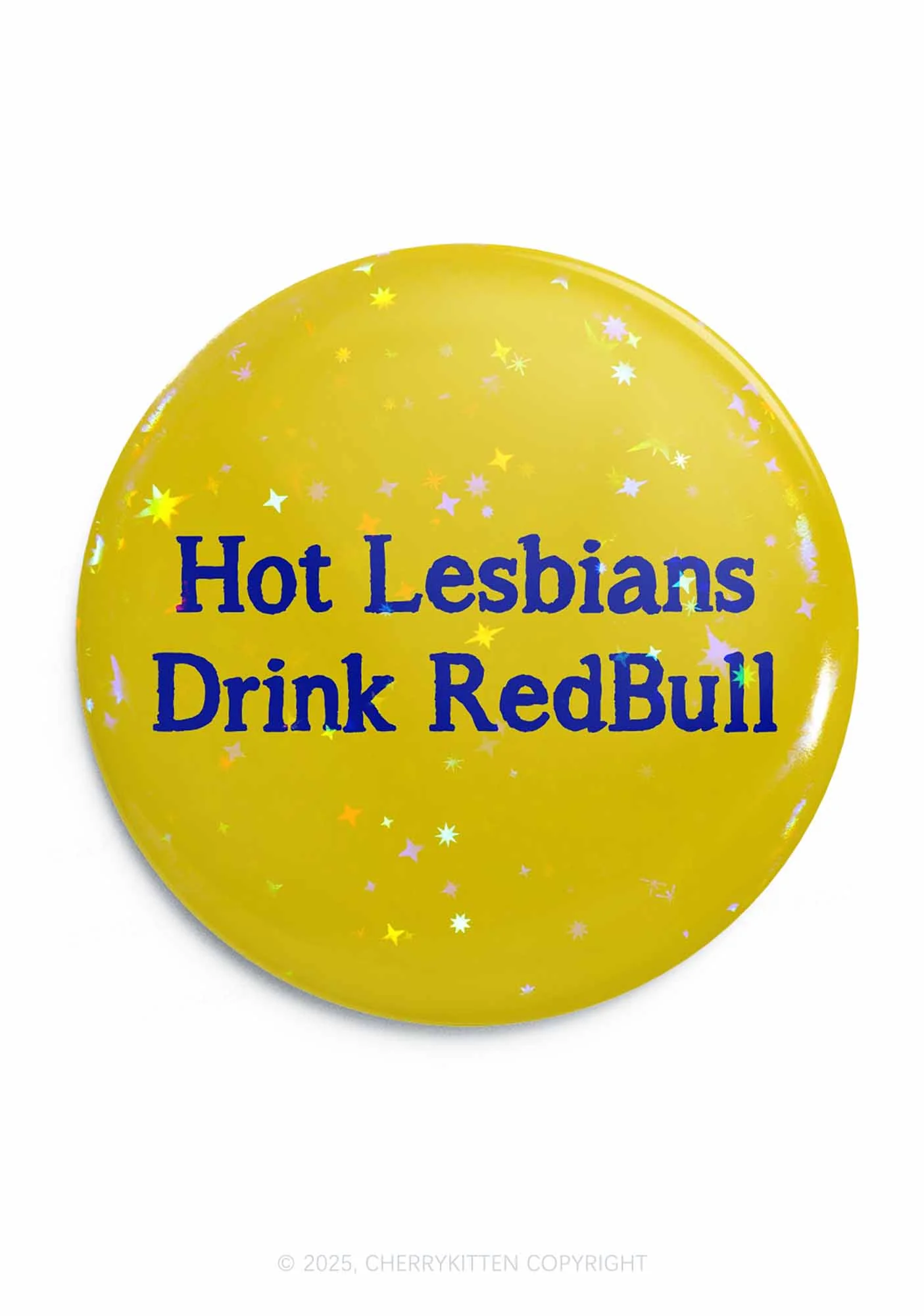Hot Lesbians Drink Red Pride 1Pc Y2K Pin Badge Cherrykitten - Image 4