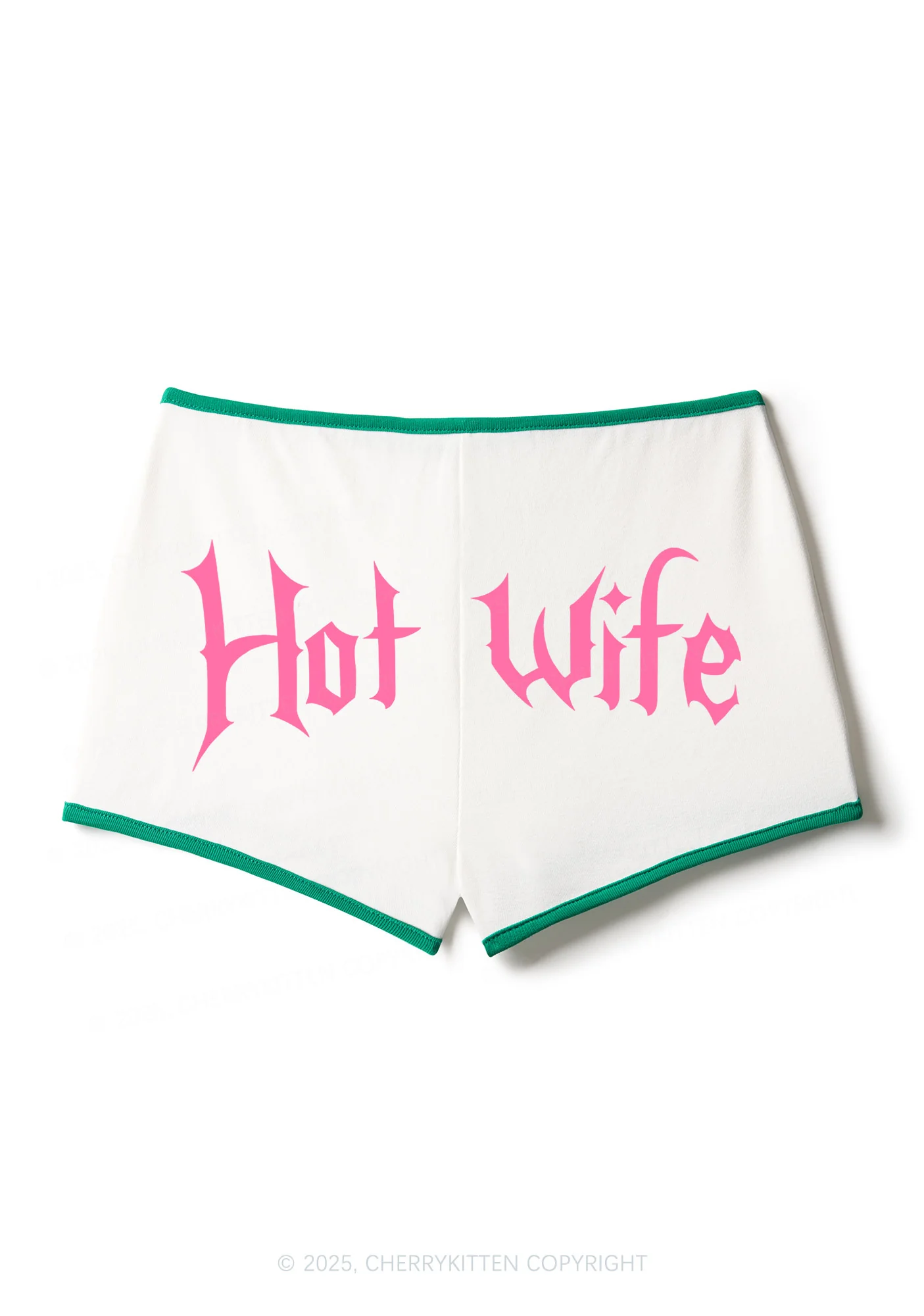 Hot Wife Y2K Contrast Mini Shorts Cherrykitten - Image 2