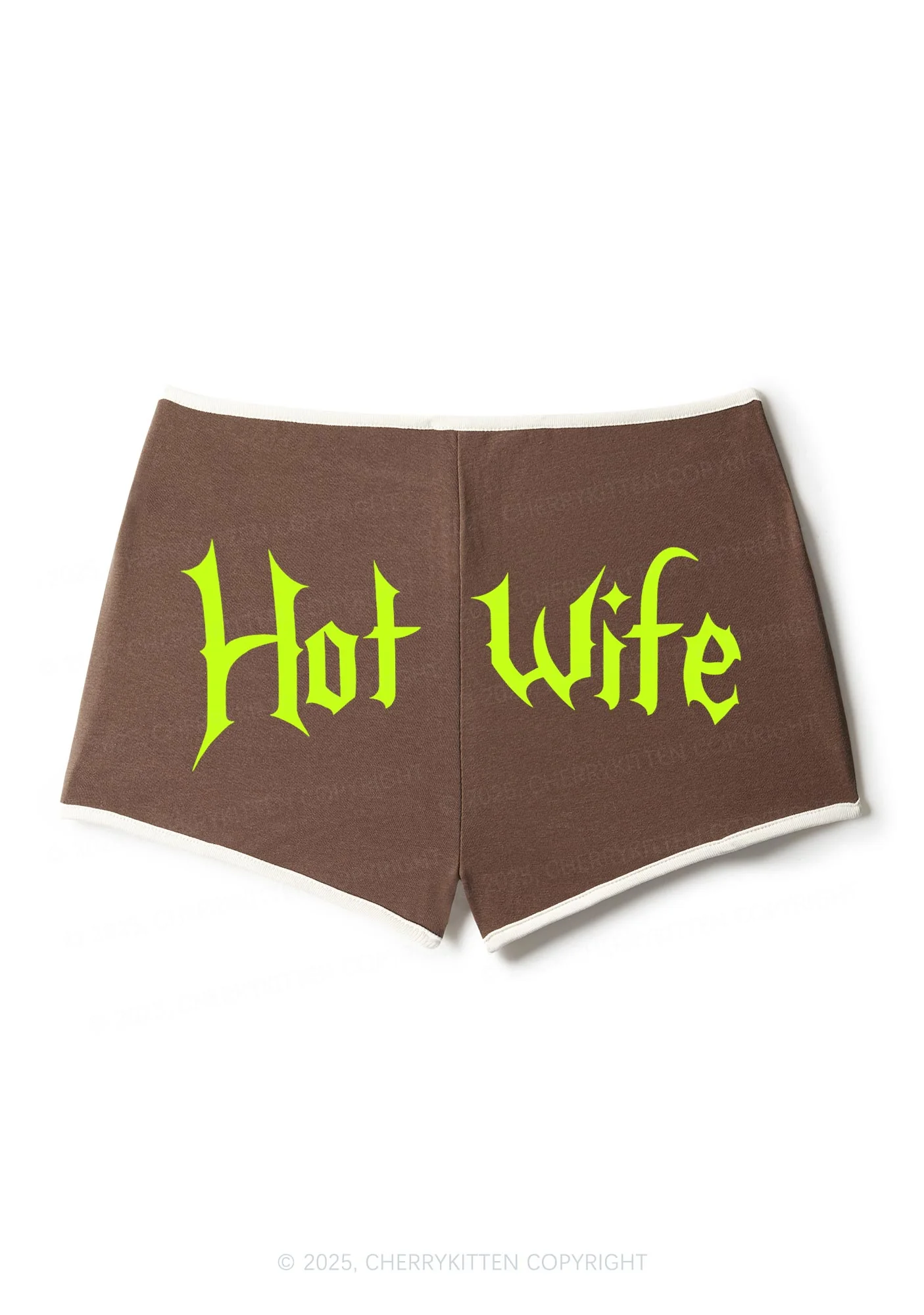 Hot Wife Y2K Contrast Mini Shorts Cherrykitten - Image 3
