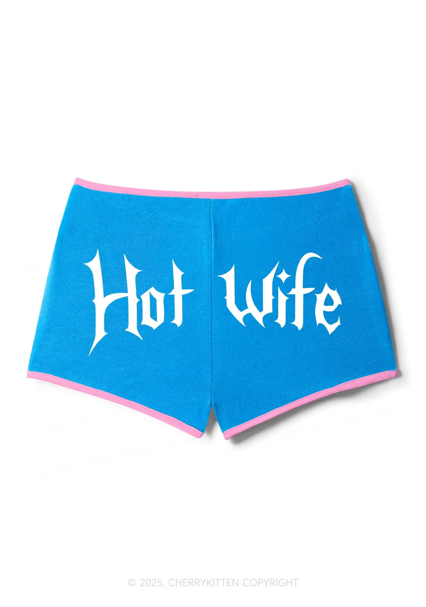 Hot Wife Y2K Contrast Mini Shorts Cherrykitten - Image 4