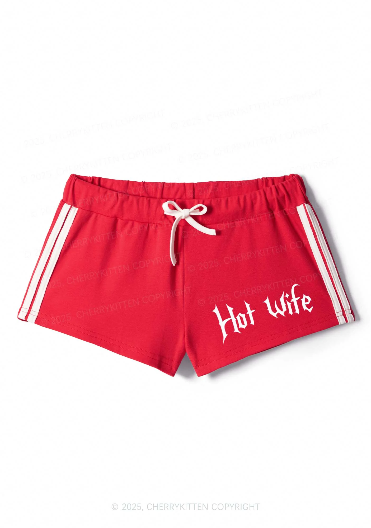 Hot Wife Y2K Drawstring Mini Shorts Cherrykitten - Image 5