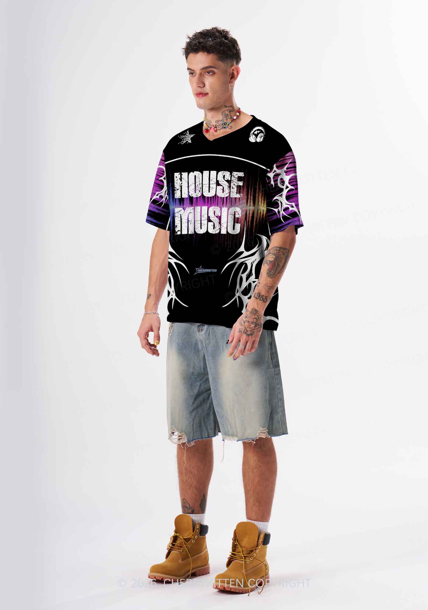 House Music Y2K Sport Jersey Shirts Cherrykitten - Image 2