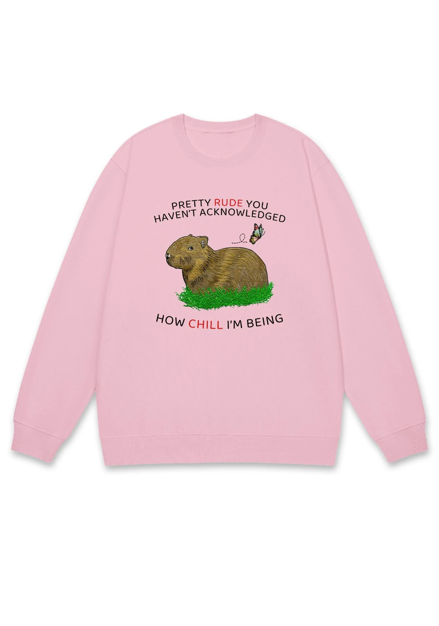 How Chill I'm Being Y2K Sweatshirt - Image 5