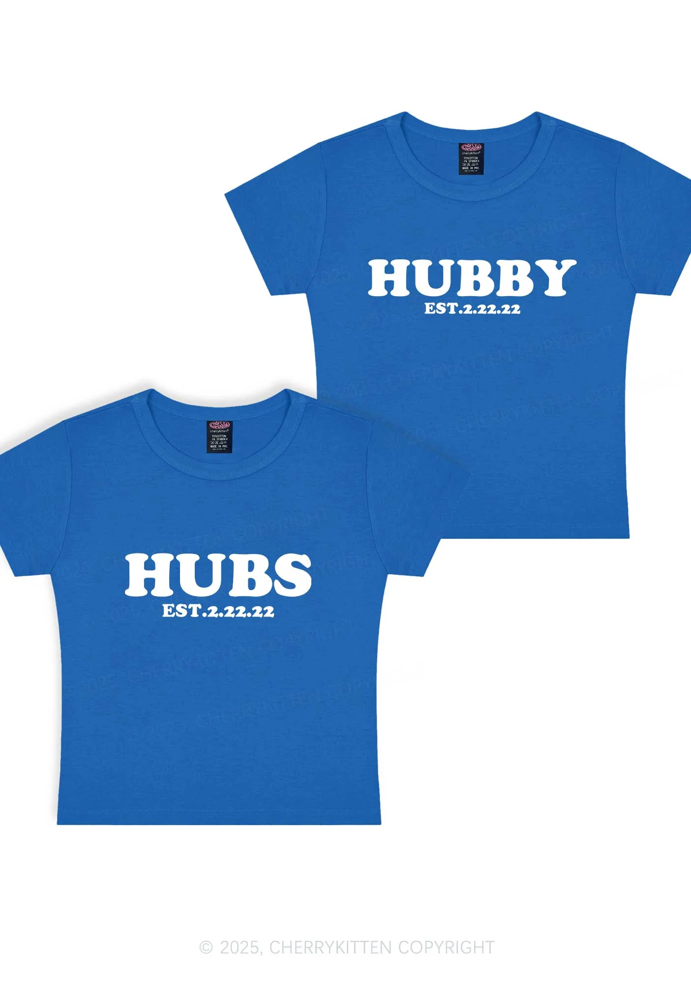 Hubs Hubby Y2K Valentine's Day Baby Tee Cherrykitten - Image 10