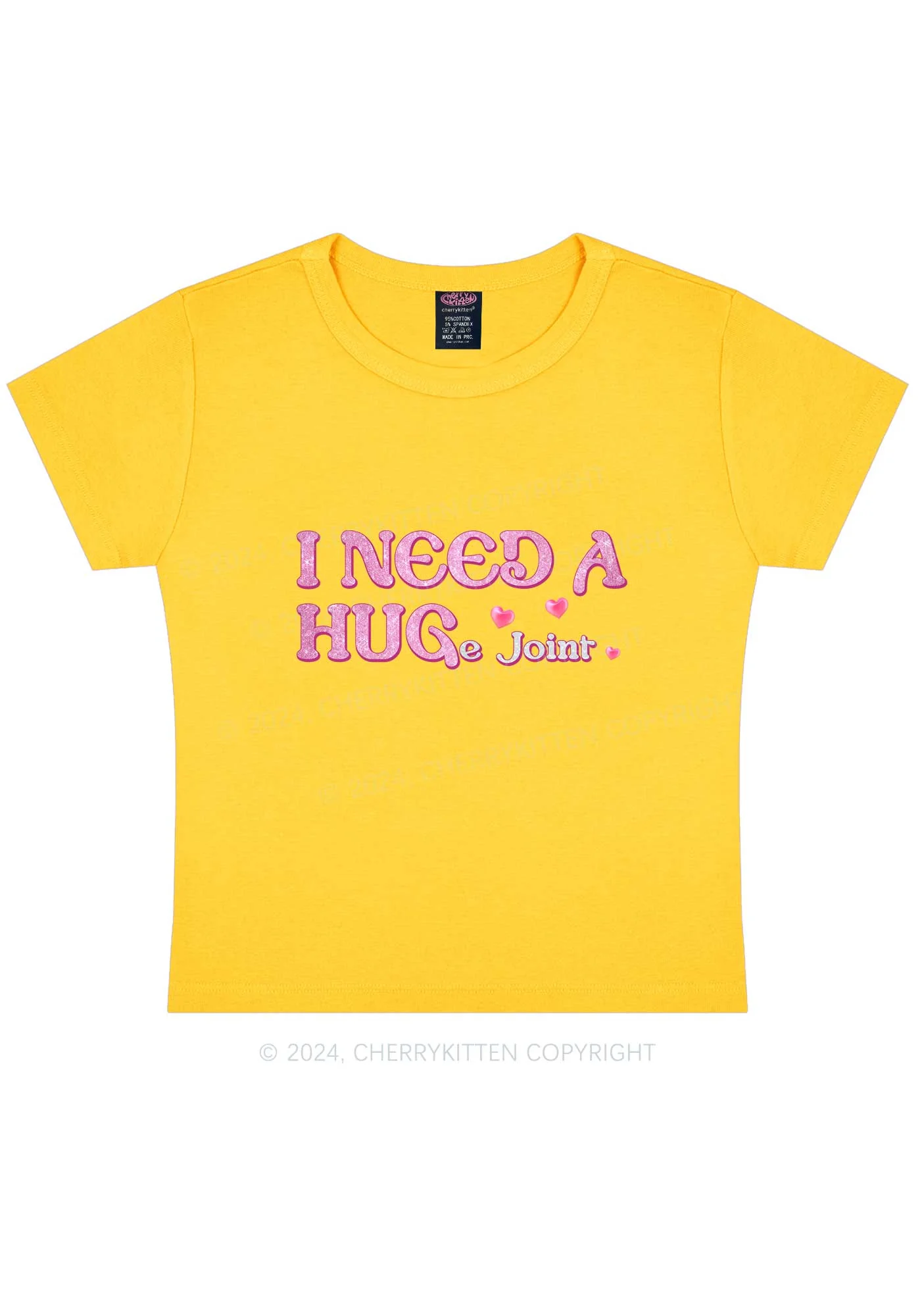 Huge Joint Y2K Baby Tee Cherrykitten - Image 10