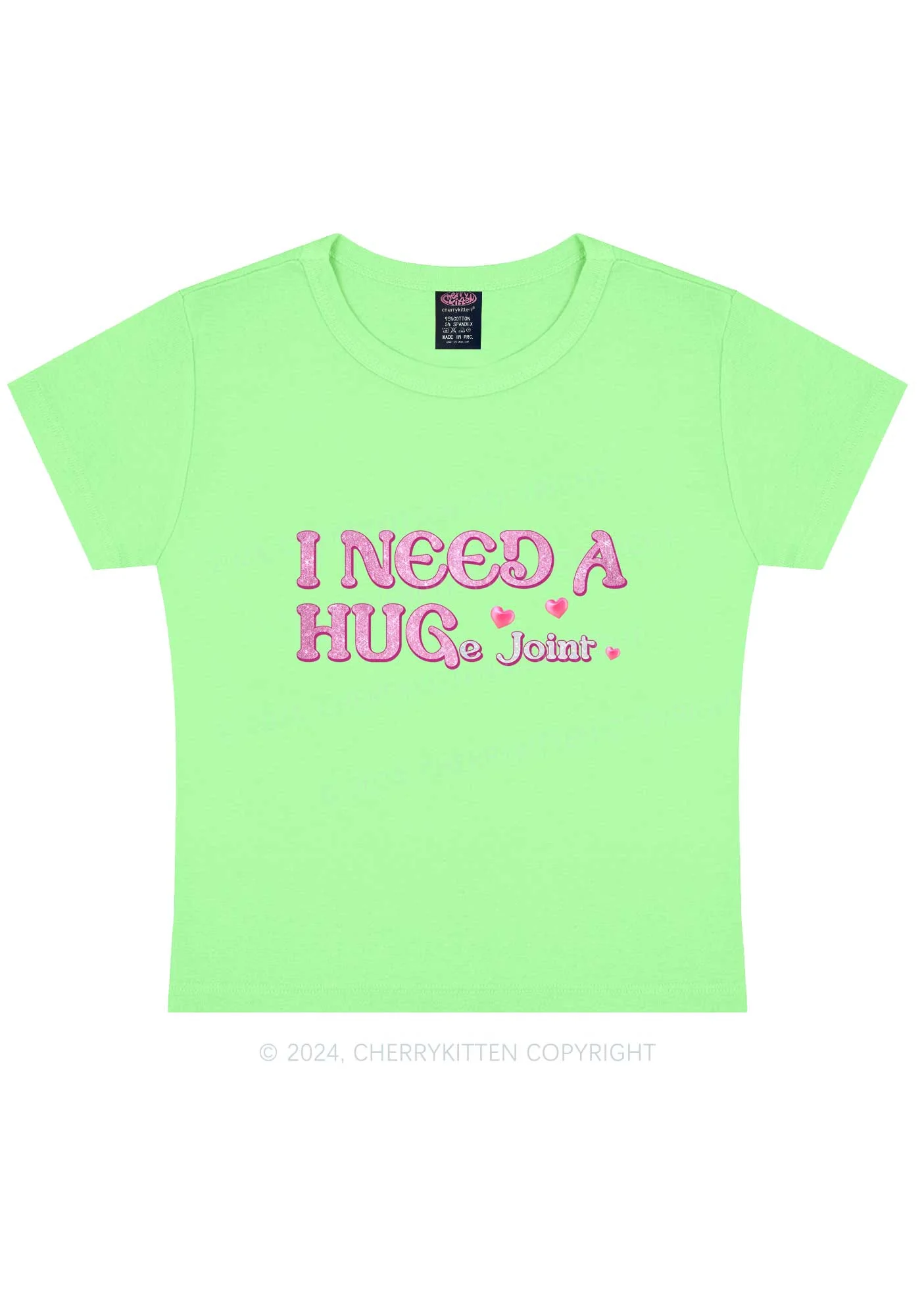 Huge Joint Y2K Baby Tee Cherrykitten - Image 13