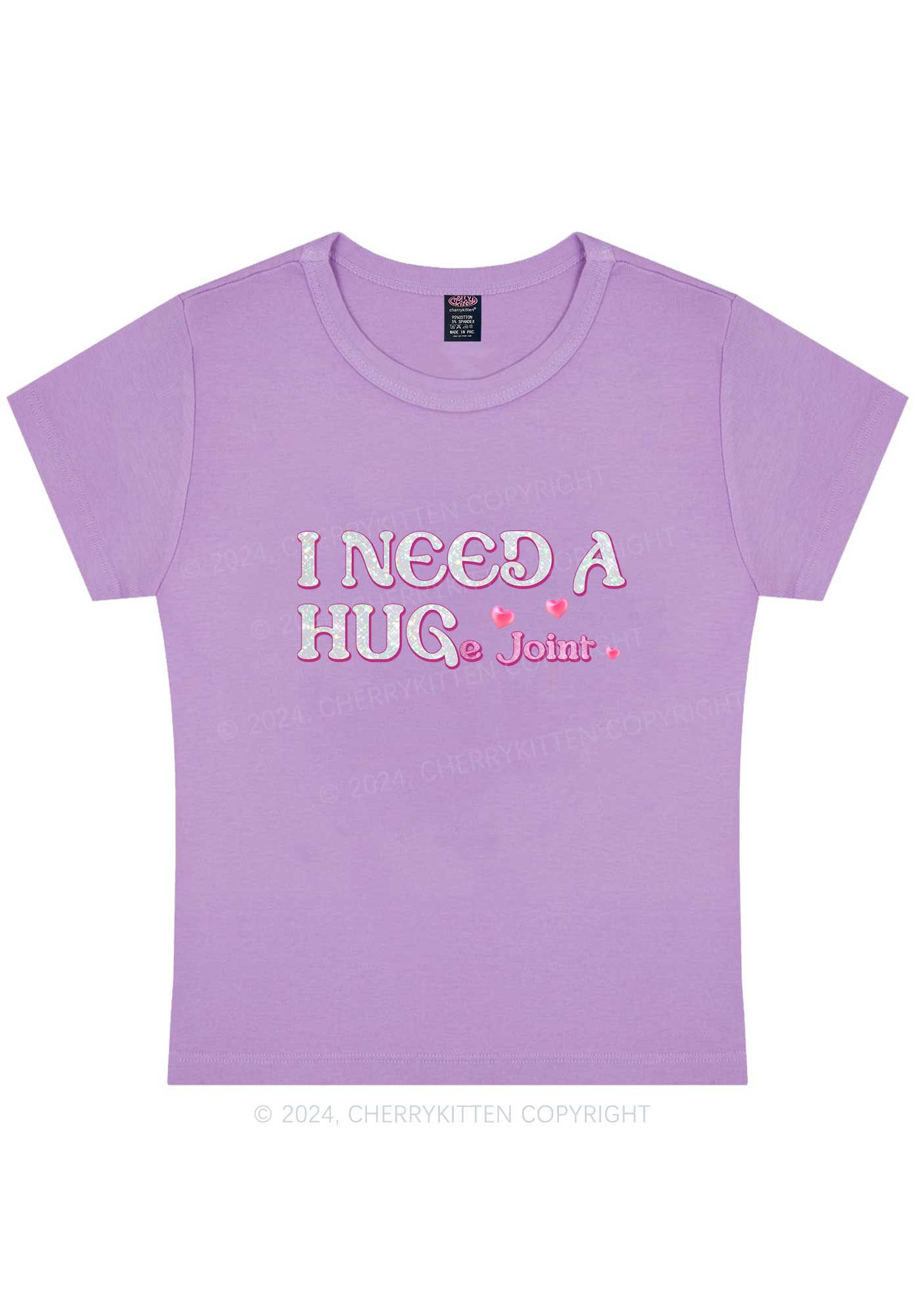Huge Joint Y2K Baby Tee Cherrykitten - Image 6
