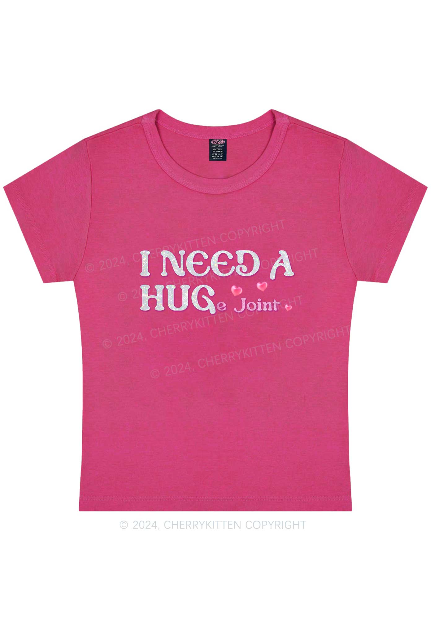 Huge Joint Y2K Baby Tee Cherrykitten - Image 7