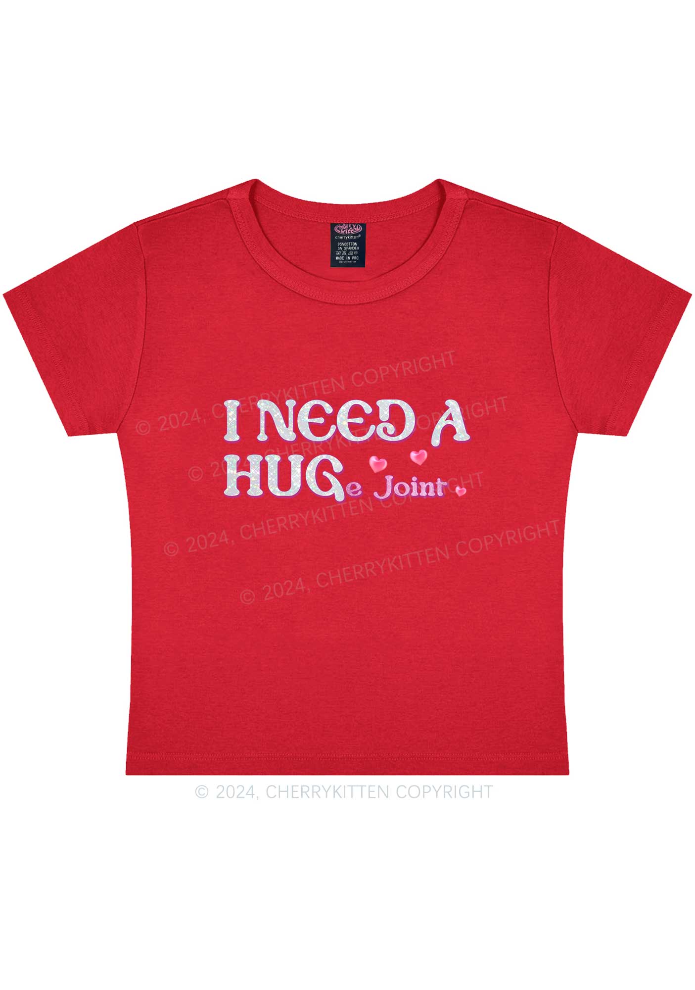 Huge Joint Y2K Baby Tee Cherrykitten - Image 8