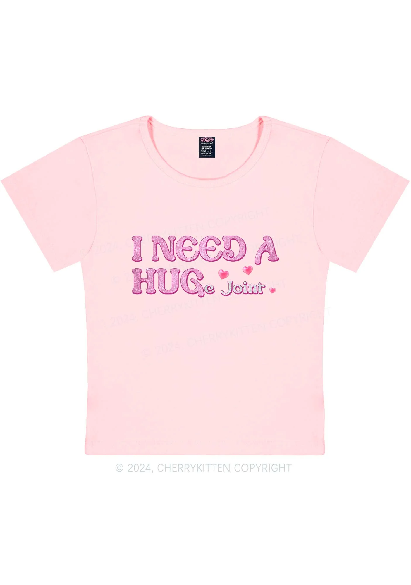 Huge Joint Y2K Baby Tee Cherrykitten - Image 9