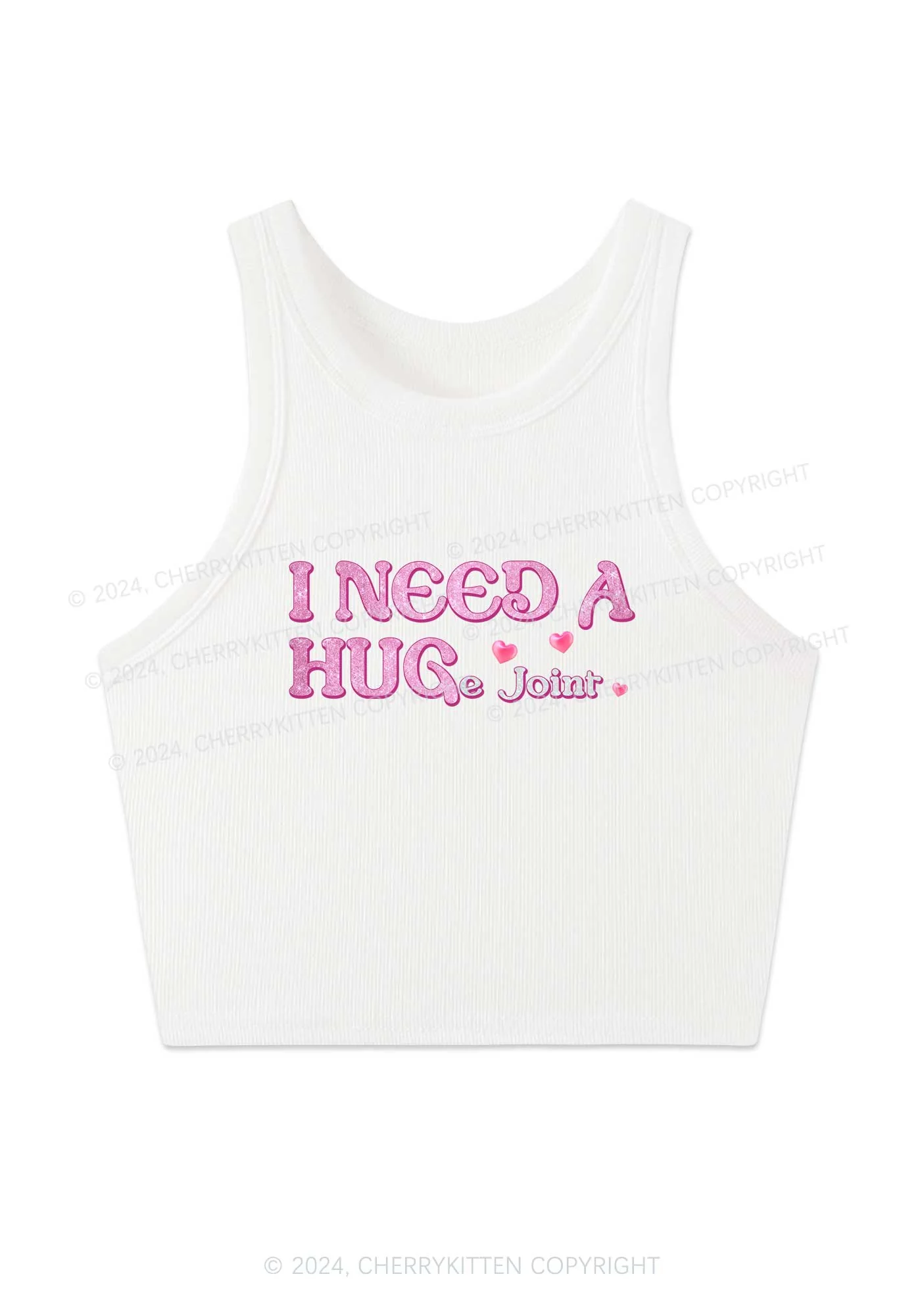 Huge Joint Y2K Crop Tank Top Cherrykitten - Image 3