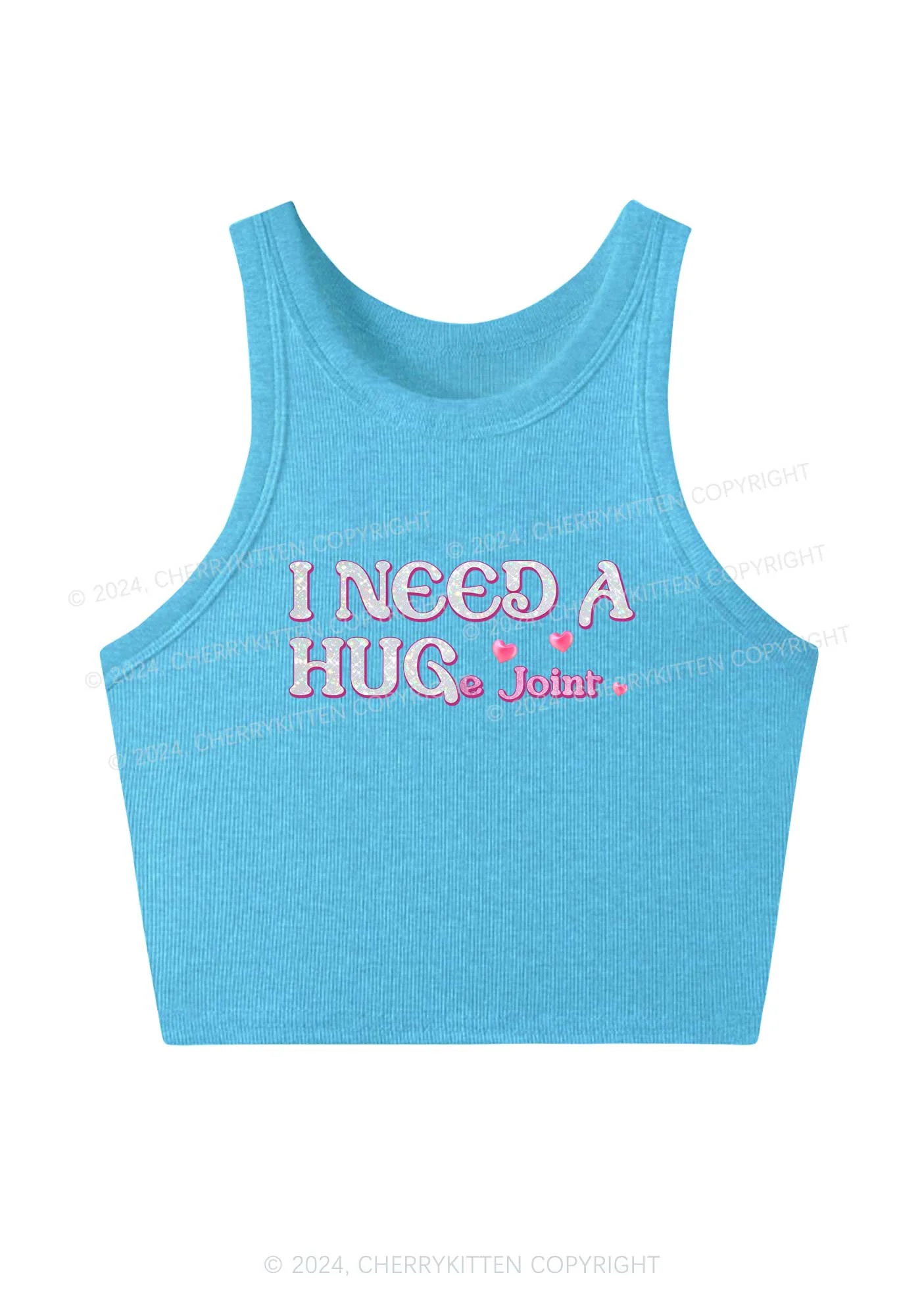 Huge Joint Y2K Crop Tank Top Cherrykitten - Image 4