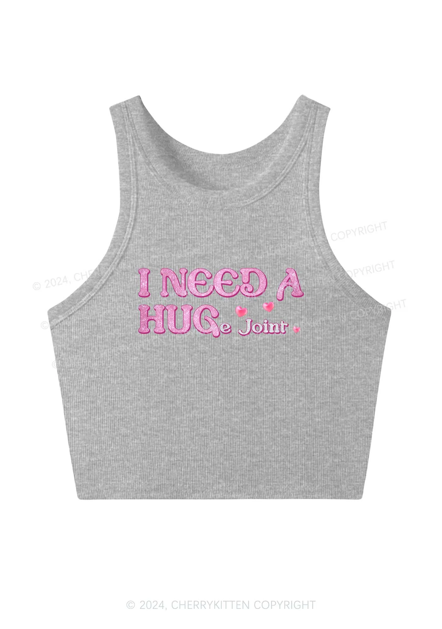 Huge Joint Y2K Crop Tank Top Cherrykitten - Image 5