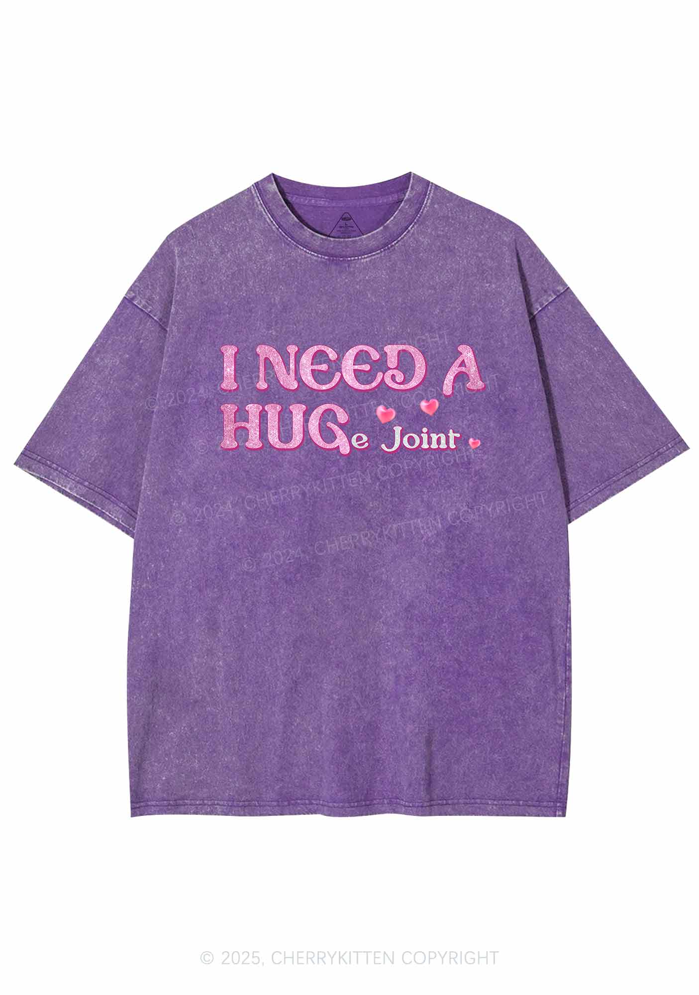 Huge Joint Y2K Washed Tee Cherrykitten - Image 4
