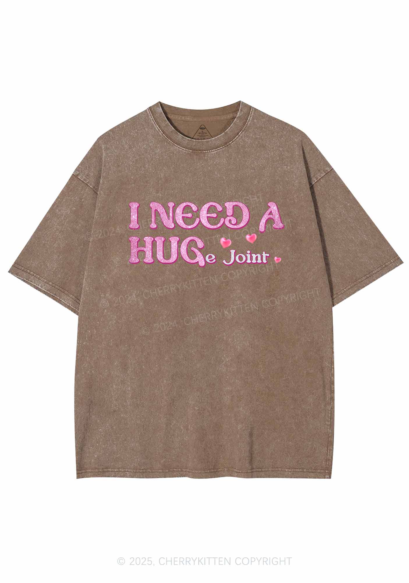 Huge Joint Y2K Washed Tee Cherrykitten - Image 6