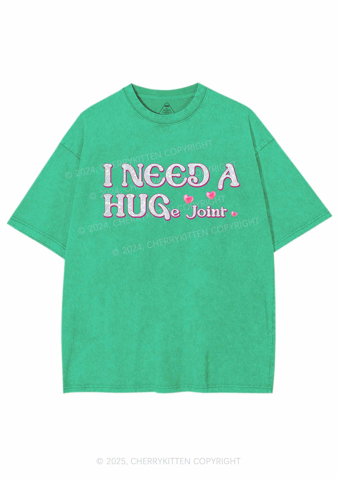 Huge Joint Y2K Washed Tee Cherrykitten - Image 8