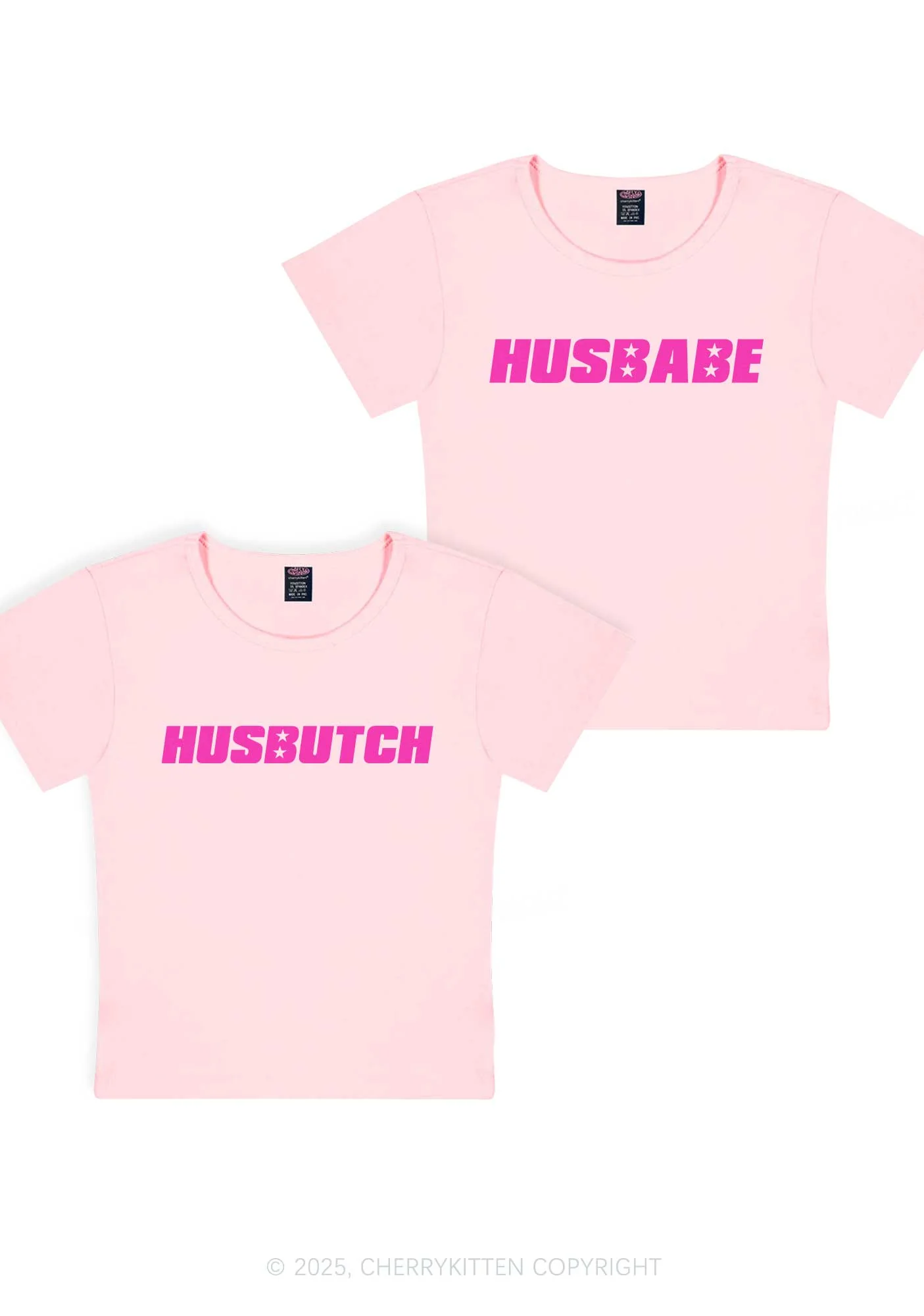 Husbabe Husbutch Y2K Valentine's Day Baby Tee Cherrykitten - Image 11