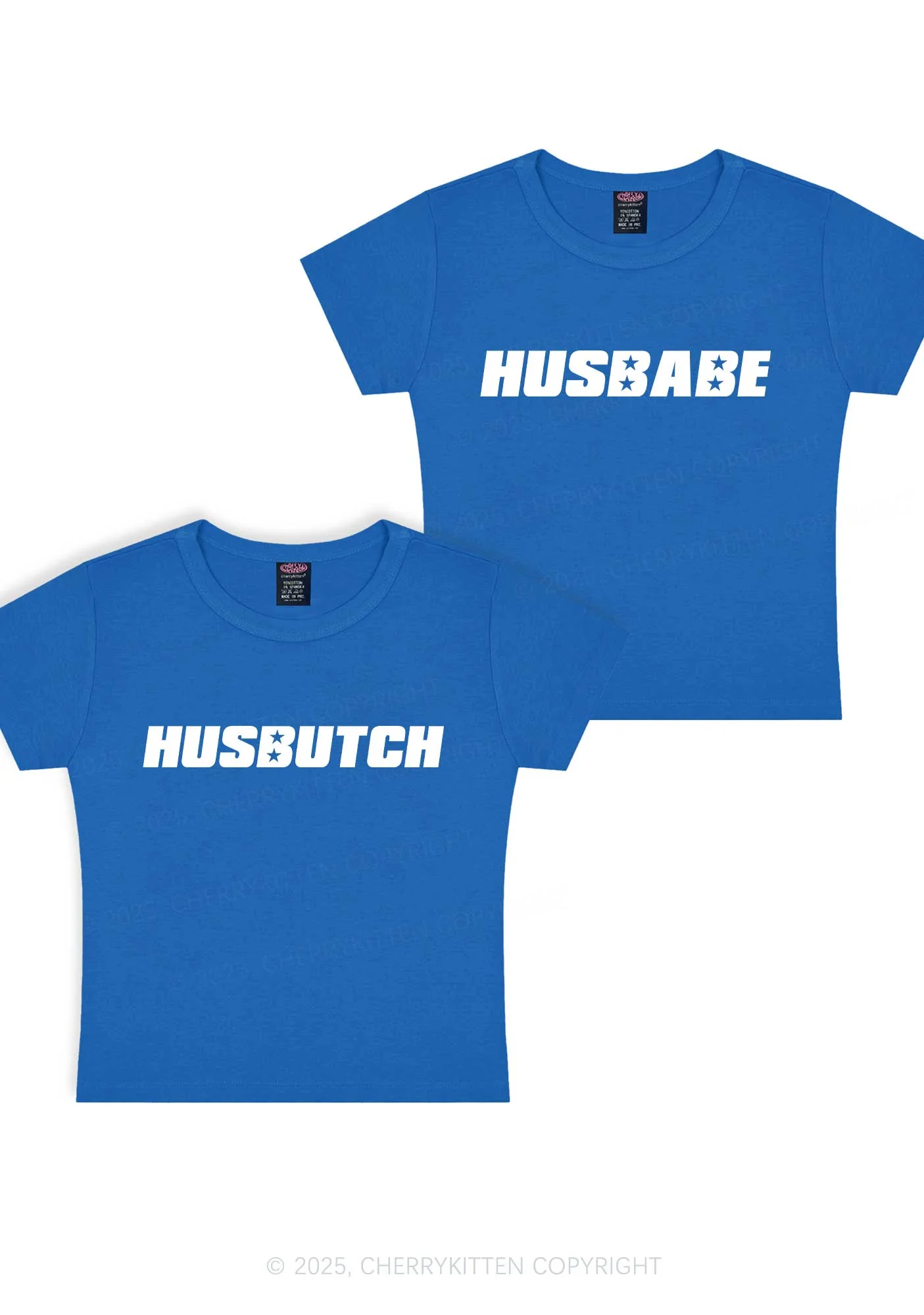 Husbabe Husbutch Y2K Valentine's Day Baby Tee Cherrykitten - Image 8