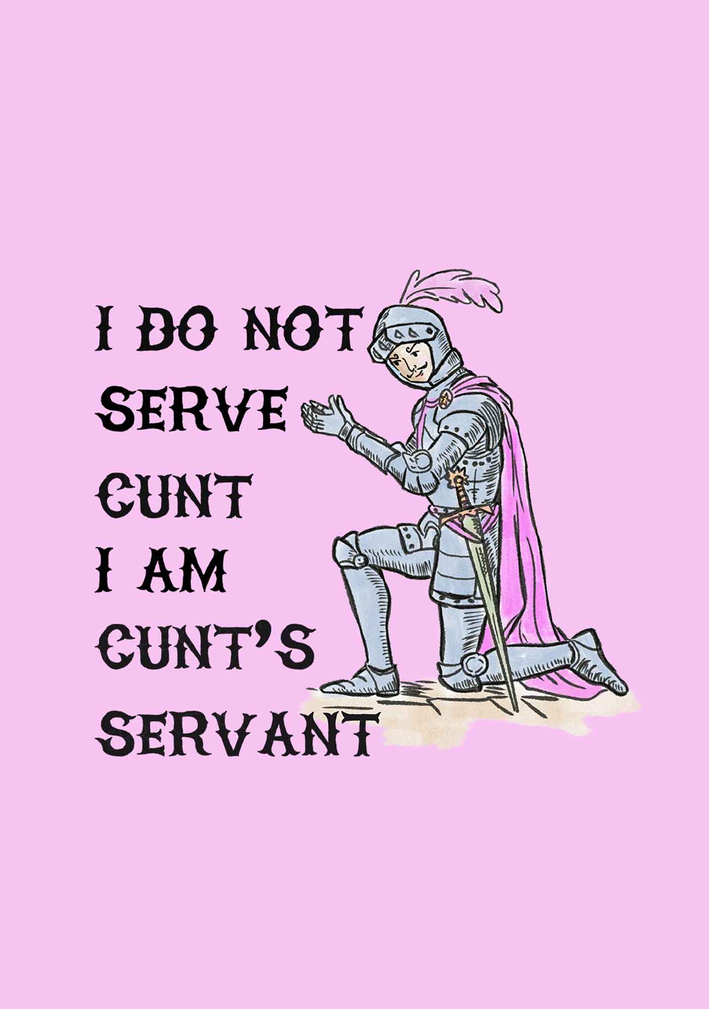 I Am Cxxt Servant 1Pc Y2K Pin Badge Cherrykitten - Image 2