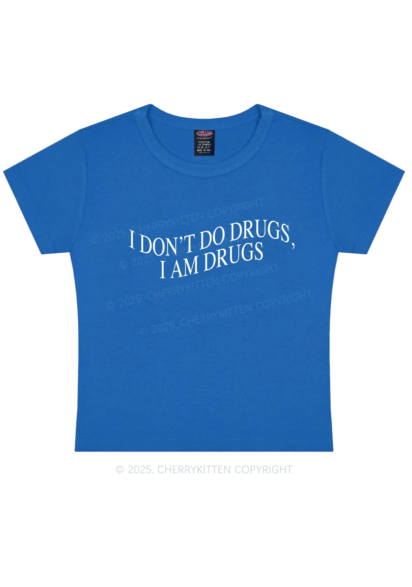 I Am Drxgs Y2K Baby Tee - Image 10
