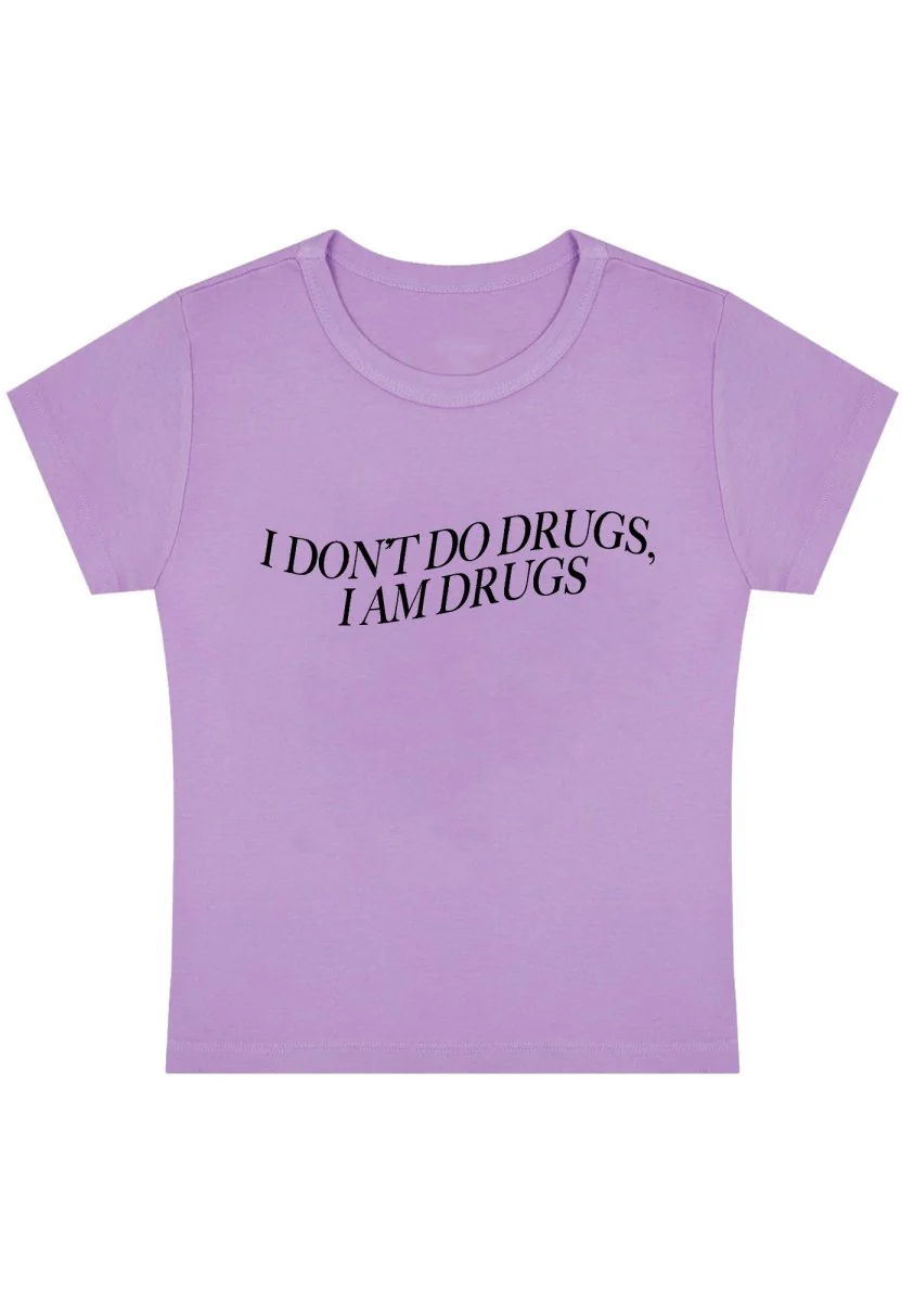 I Am Drxgs Y2K Baby Tee - Image 7