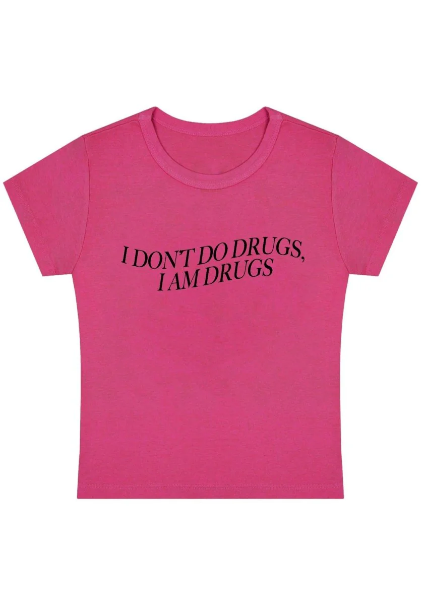 I Am Drxgs Y2K Baby Tee - Image 8