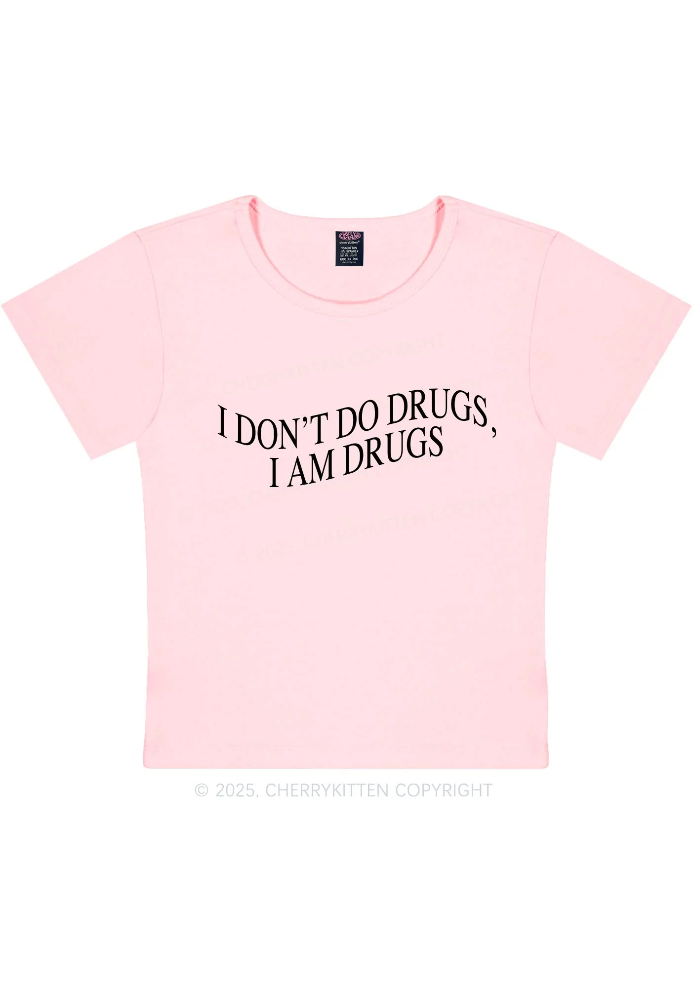 I Am Drxgs Y2K Baby Tee - Image 9