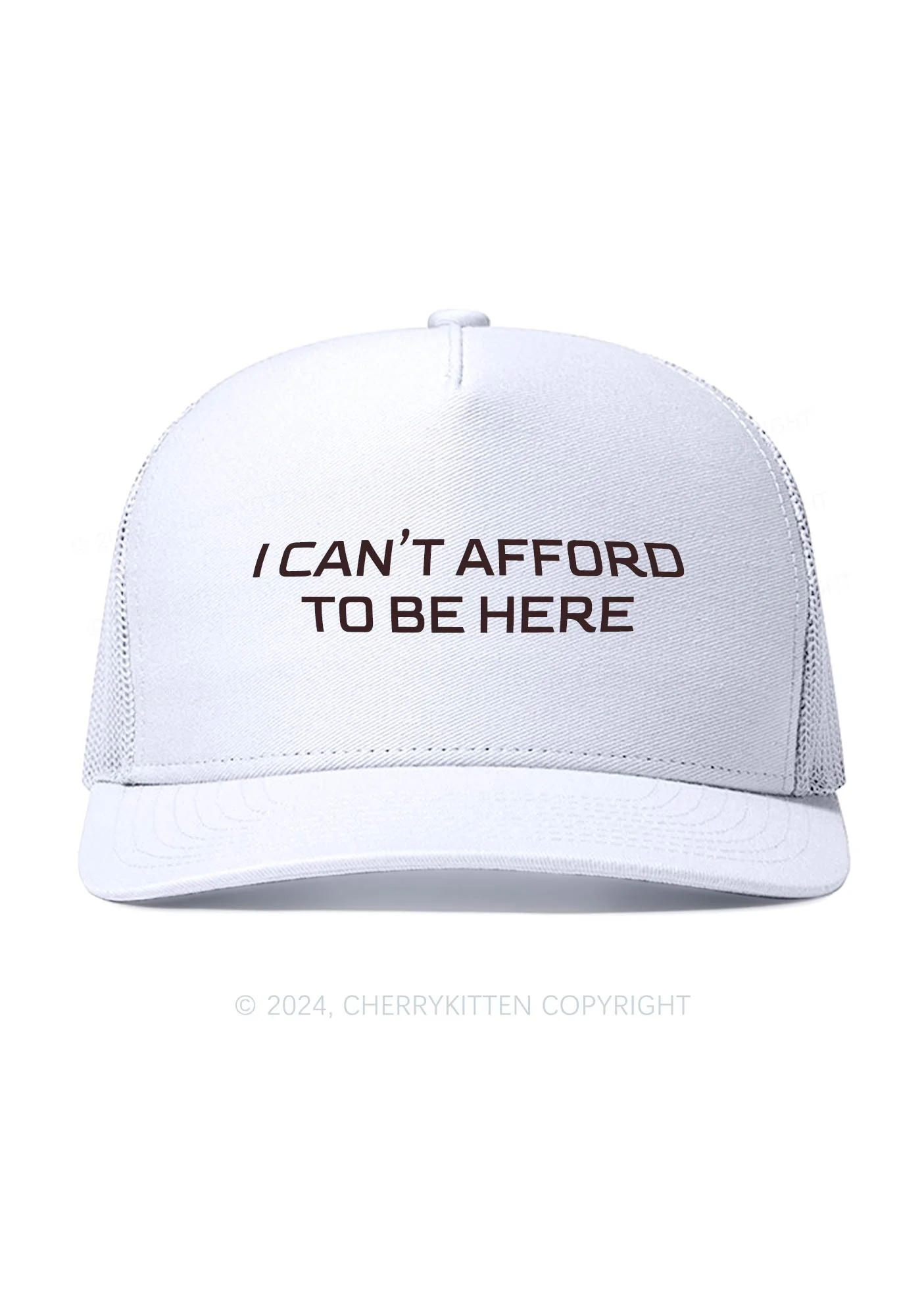 I Can't Afford Y2K Trucker Mesh Hat Cherrykitten - Image 2