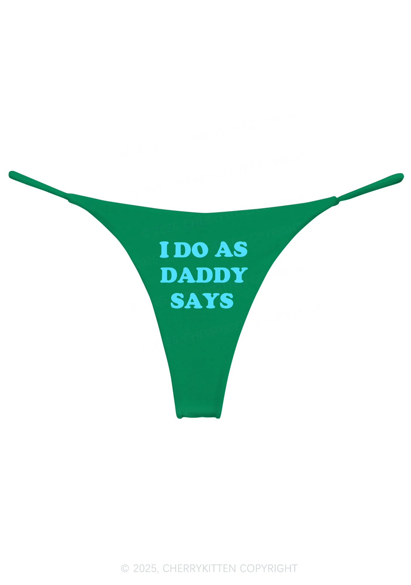 I Do As Daddy Says Y2K Bikini String Thong Cherrykitten - Image 10