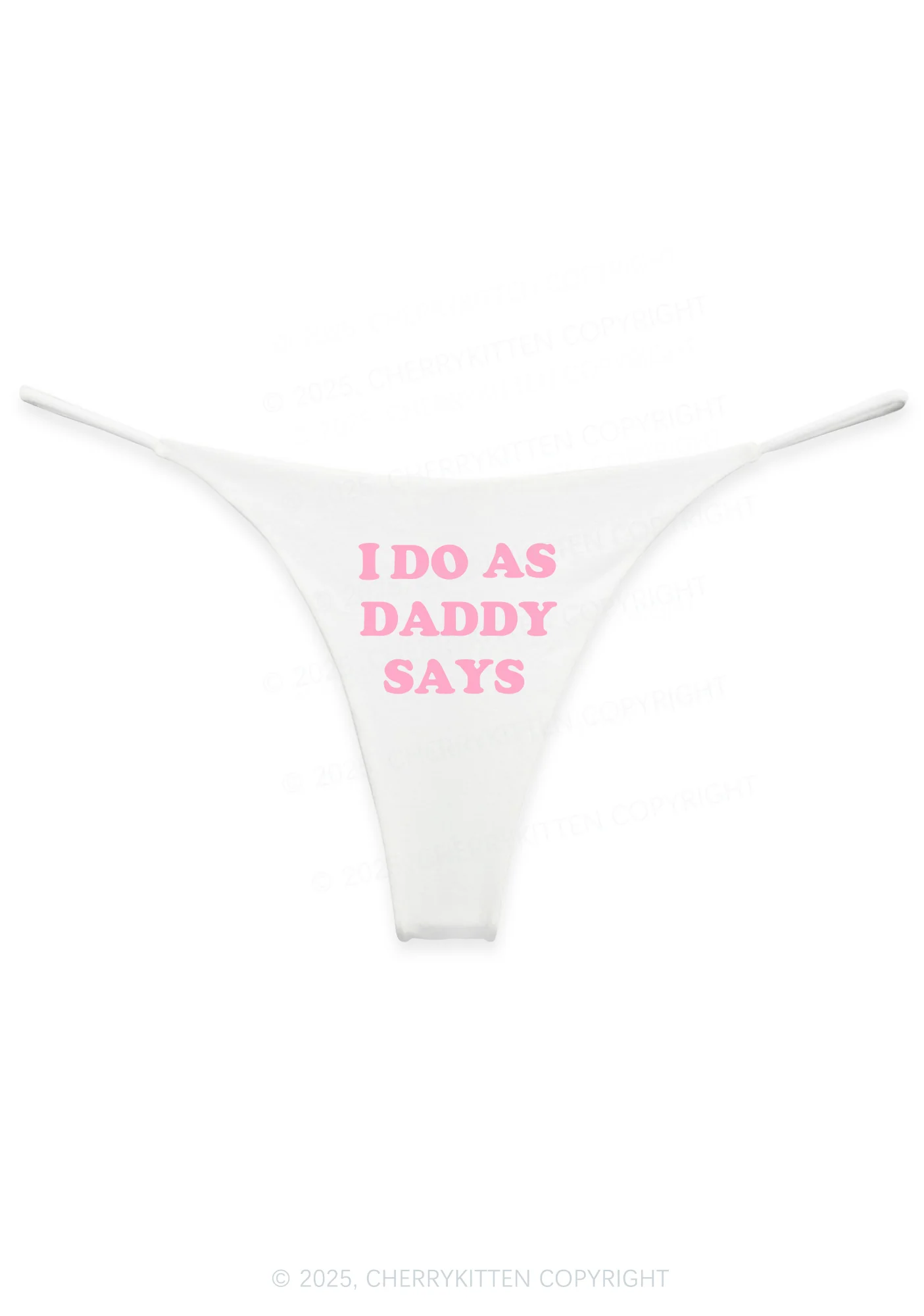 I Do As Daddy Says Y2K Bikini String Thong Cherrykitten - Image 4