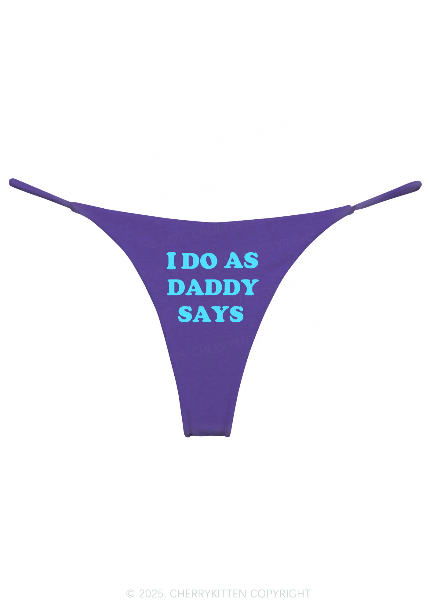 I Do As Daddy Says Y2K Bikini String Thong Cherrykitten - Image 5
