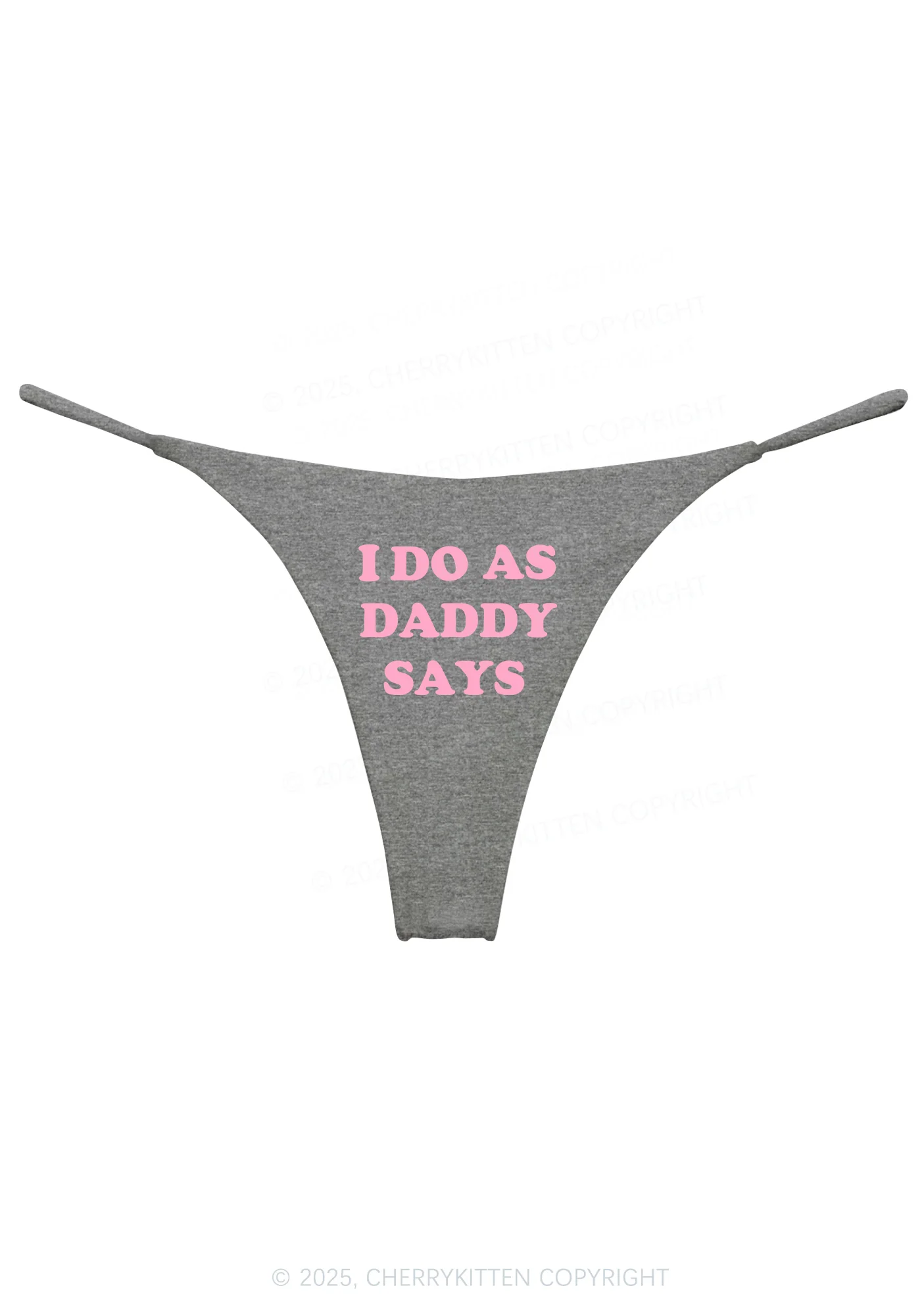 I Do As Daddy Says Y2K Bikini String Thong Cherrykitten - Image 7