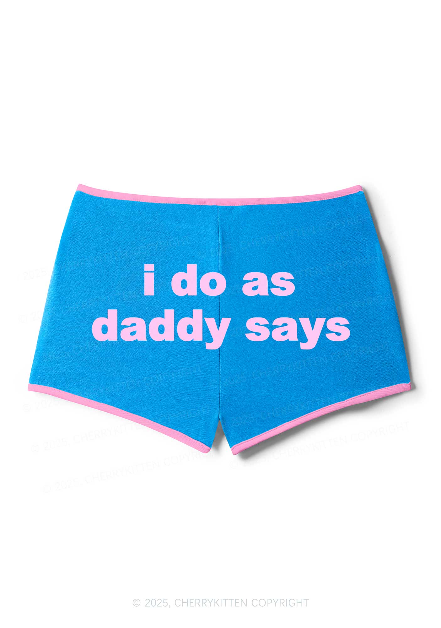 I Do As Daddy Says Y2K Booty Shorts Cherrykitten - Image 3
