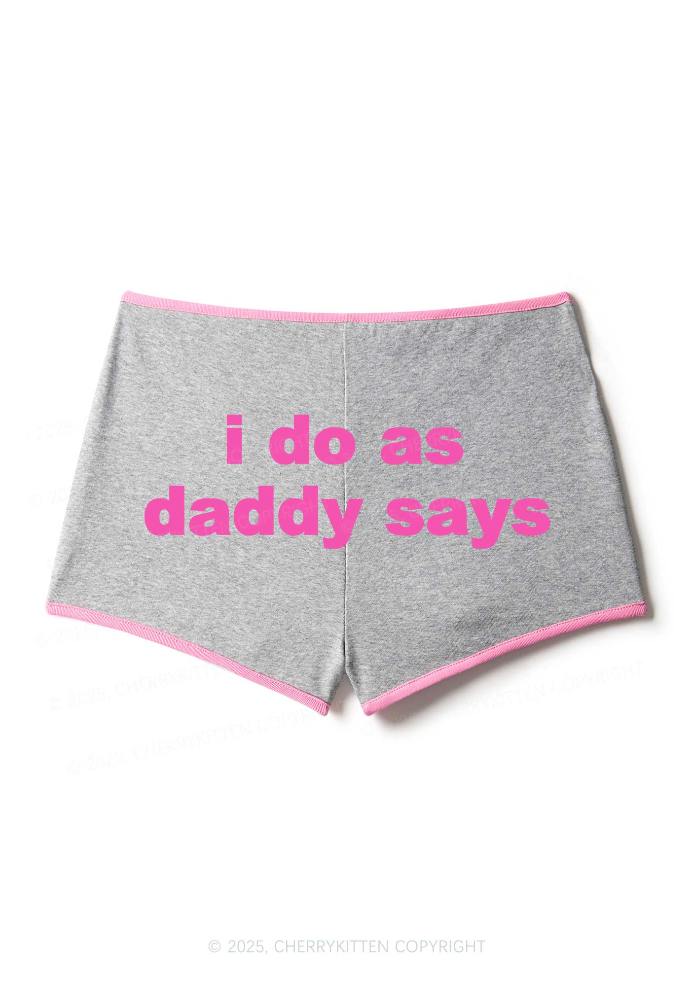 I Do As Daddy Says Y2K Booty Shorts Cherrykitten - Image 6