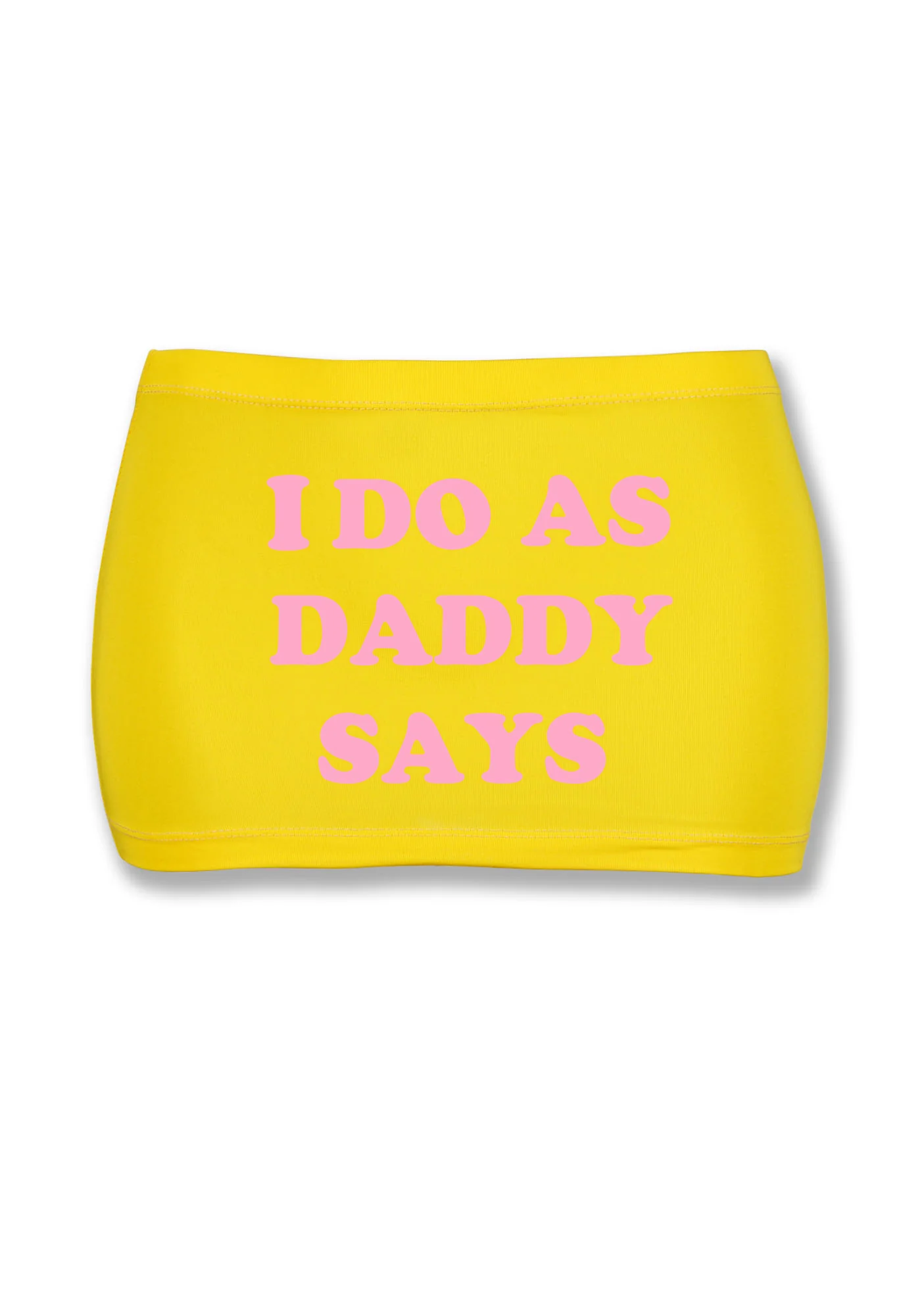 I Do As Daddy Says Y2K Mini Hip Skirt Cherrykitten - Image 5