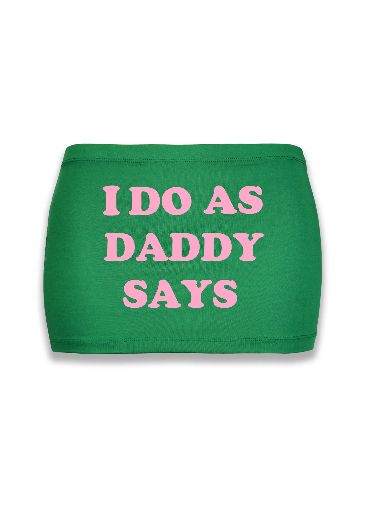 I Do As Daddy Says Y2K Mini Hip Skirt Cherrykitten - Image 6