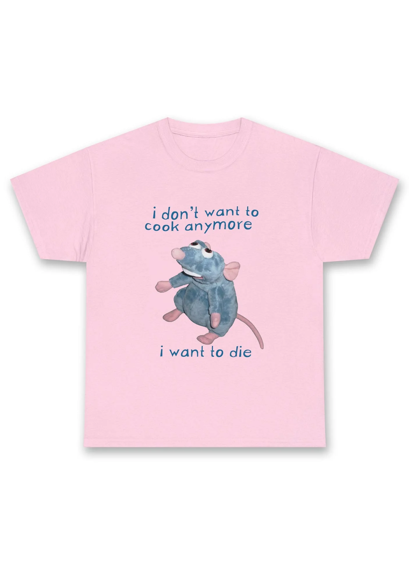 I Don't Want To Cook Anymore I Want To Die Chunky Shirt - Image 4