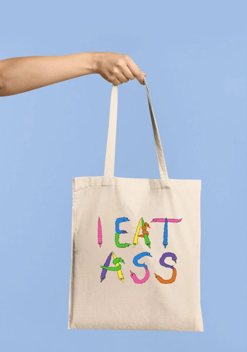 I Eat Canvas Tote Bag - Image 4