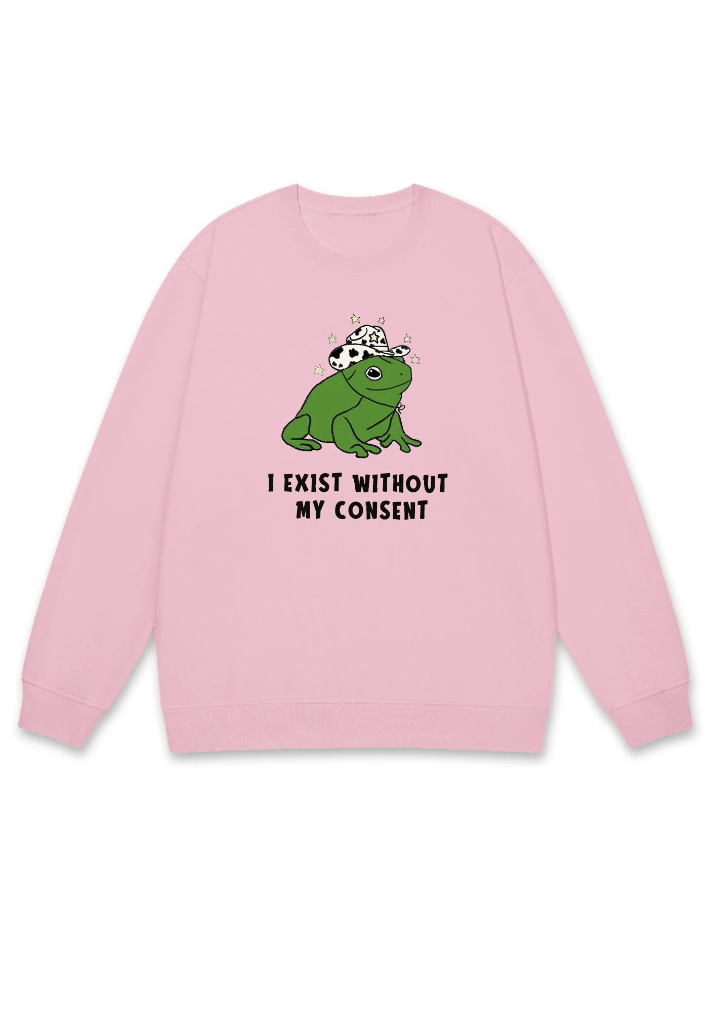 I Exist Without My Consent Y2K Sweatshirt - Image 5