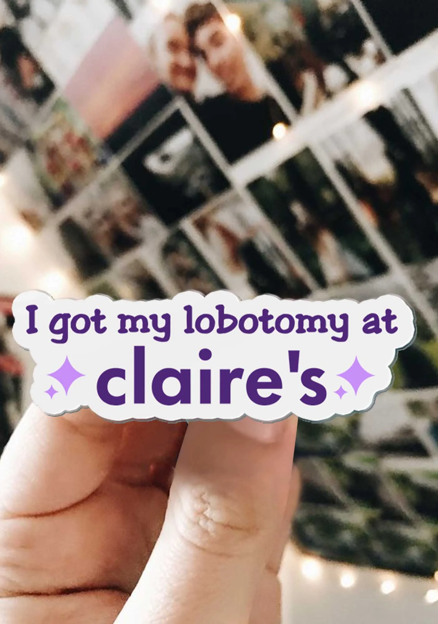 I Got My Lobotomy At Claire's 1Pc Y2K Pin Cherrykitten - Image 3