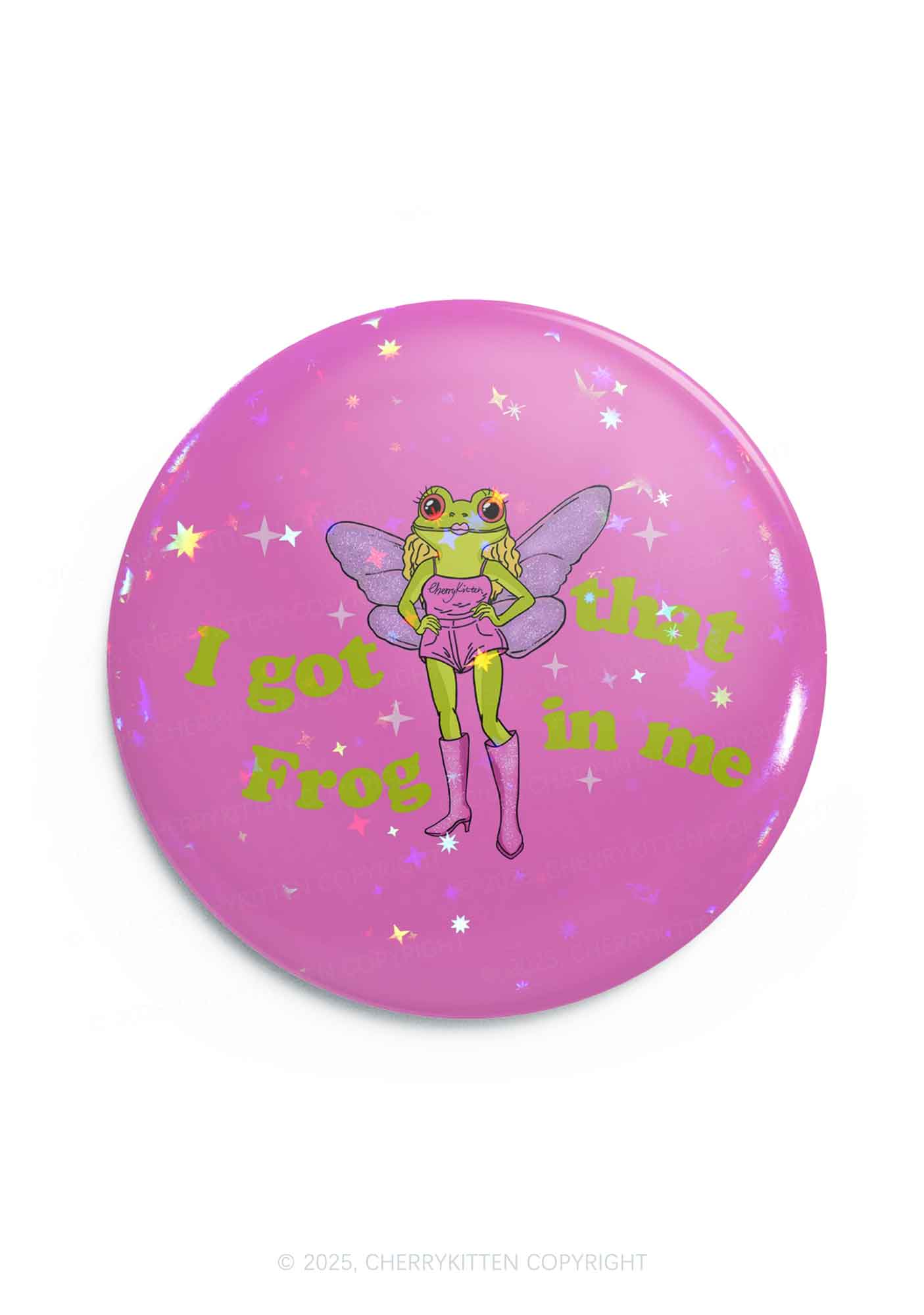 I Got That Frog 1Pc Y2K Pin Badge Cherrykitten - Image 3